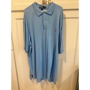 Polo Ralph Lauren Pony Big and tall 3XLT light blue dress casual shirt